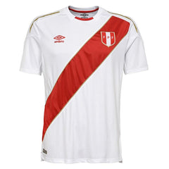 Peru National Team Umbro Home Jersey – White/Red 2019