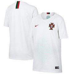 Portugal National Team Youth Away Replica Stadium Blank Jersey – White/Red 2019