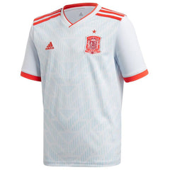 Spain National Team Youth Away Replica Blank Jersey – Light Blue/Red 2019