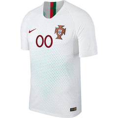 Portugal National Team Away Vapor Match Custom Jersey – White/Red 2019