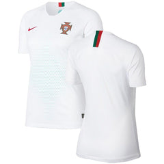 Portugal National Team Women's Away Replica Stadium Blank Jersey – White/Red 2019