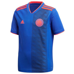 Colombia National Team Youth Away Replica Blank Jersey – Blue/Red 2019