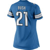 Image of Reggie Bush Detroit Lions Women's Limited Jersey - Light Blue 2019
