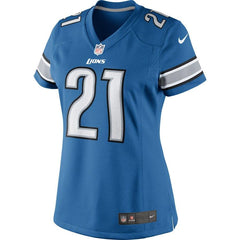 Reggie Bush Detroit Lions Women's Limited Jersey - Light Blue 2019