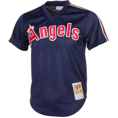 Reggie Jackson California Angels Mitchell & Ness Cooperstown Mesh Batting Practice Jersey - Navy 2019