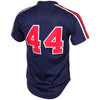 Image of Reggie Jackson California Angels Mitchell &amp; Ness Cooperstown Mesh Batting Practice Jersey - Navy 2019