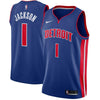 Image of Reggie Jackson Detroit Pistons Swingman Jersey Blue - Icon Edition 2019