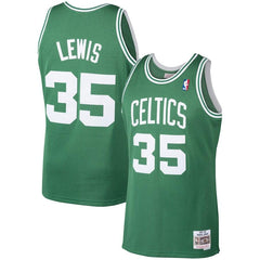 Reggie Lewis Boston Celtics Mitchell &amp; Ness 1987-88 Hardwood Classics Swingman Jersey – Kelly Green 2019