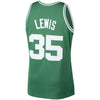 Image of Reggie Lewis Boston Celtics Mitchell &amp; Ness 1987-88 Hardwood Classics Swingman Jersey – Kelly Green 2019