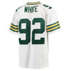 Image of Reggie White Green Bay Packers Mitchell &amp; Ness 1996 Replica Retired Player Jersey - White 2019