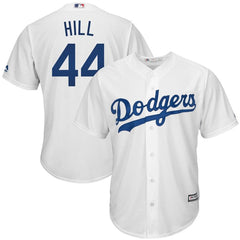 Rich Hill Los Angeles Dodgers Majestic Home Cool Base Replica Player Jersey - White 2019