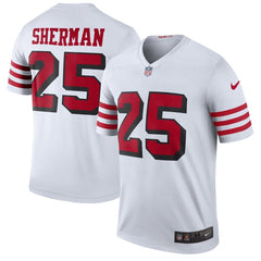 Richard Sherman San Francisco 49ers Color Rush Legend Player Jersey – White 2019