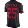 Image of Richard Sherman San Francisco 49ers Vapor Untouchable Limited Jersey - Black 2019