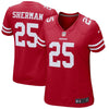 Image of Richard Sherman San Francisco 49ers Women's Game Jersey– Scarlet 2019