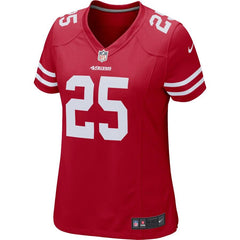 Richard Sherman San Francisco 49ers Women's Game Jersey– Scarlet 2019