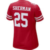 Image of Richard Sherman San Francisco 49ers Women's Game Jersey– Scarlet 2019