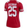 Image of Richard Sherman San Francisco 49ers Women's Legend Jersey – Scarlet 2019