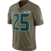 Image of Richard Sherman Seattle Seahawks Salute To Service Limited Jersey - Olive 2019