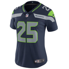 Richard Sherman Seattle Seahawks Women's Vapor Untouchable Limited Player Jersey - College Navy 2019