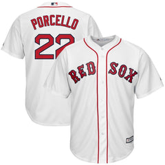 Rick Porcello Boston Red Sox Majestic Home Cool Base Replica Player Jersey - White 2019