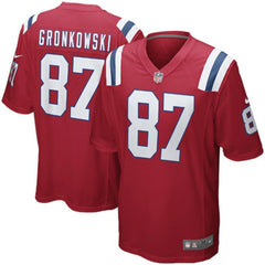 Rob Gronkowski New England Patriots Alternate Game Jersey - Red 2019