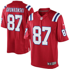 Rob Gronkowski New England Patriots Alternate Limited Jersey - Red 2019