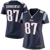 Image of Rob Gronkowski New England Patriots Girls Youth Game Jersey - Navy Blue 2019