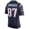 Image of Rob Gronkowski New England Patriots Super Bowl LIII Bound Game Jersey – Navy 2019