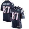 Image of Rob Gronkowski New England Patriots Super Bowl LIII Bound Game Jersey – Navy 2019