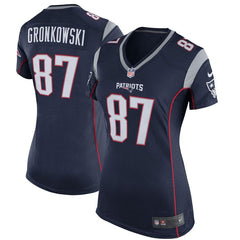 Rob Gronkowski New England Patriots Women's Game Jersey - Navy Blue 2019