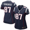 Image of Rob Gronkowski New England Patriots Women's Limited Jersey - Navy Blue 2019