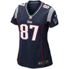 Image of Rob Gronkowski New England Patriots Women's Limited Jersey - Navy Blue 2019