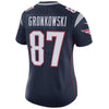 Image of Rob Gronkowski New England Patriots Women's Vapor Untouchable Limited Player Jersey - Navy 2019