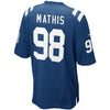Image of Robert Mathis Indianapolis Colts Youth Team Color Game Jersey - Royal Blue 2019