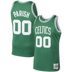 Robert Parish Boston Celtics Mitchell &amp; Ness 1986-87 Hardwood Classics Swingman Jersey – Kelly Green 2019