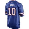 Image of Robert Woods Buffalo Bills Youth Team Color Game Jersey - Royal Blue 2019