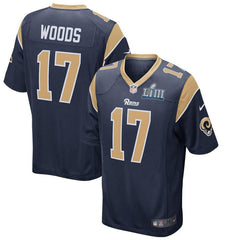 Robert Woods Los Angeles Rams Super Bowl LIII Bound Game Jersey – Navy 2019