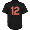 Image of Roberto Alomar Baltimore Orioles Mitchell &amp; Ness Cooperstown Mesh Batting Practice Jersey - Black 2019