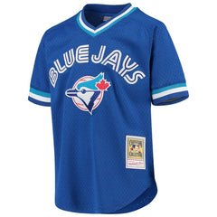 Roberto Alomar Toronto Blue Jays Mitchell & Ness Youth Cooperstown Collection Mesh Batting Practice Jersey – Royal 2019