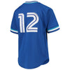 Image of Roberto Alomar Toronto Blue Jays Mitchell &amp; Ness Youth Cooperstown Collection Mesh Batting Practice Jersey – Royal 2019