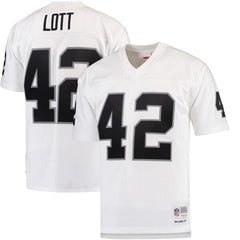 Ronnie Lott Oakland Raiders Mitchell &amp; Ness 1991 Replica Retired Player Jersey - White 2019