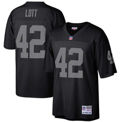 Ronnie Lott Oakland Raiders Mitchell &amp; Ness Retired Player Replica Jersey - Black 2019