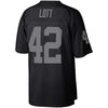 Image of Ronnie Lott Oakland Raiders Mitchell &amp; Ness Retired Player Replica Jersey - Black 2019