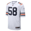 Image of Roquan Smith Chicago Bears 2019 Alternate Classic Game Jersey – White 2019