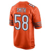 Image of Roquan Smith Chicago Bears Alternate Game Jersey – Orange 2019