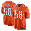 Image of Roquan Smith Chicago Bears Alternate Game Jersey – Orange 2019