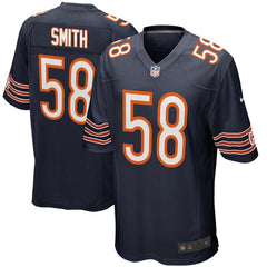 Roquan Smith Chicago Bears Game Jersey – Navy 2019