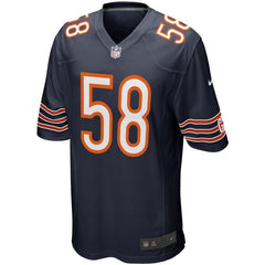 Roquan Smith Chicago Bears Game Jersey – Navy 2019