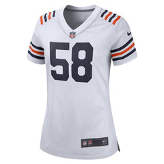 Roquan Smith Chicago Bears Women's 2019 Alternate Classic Game Jersey – White 2019