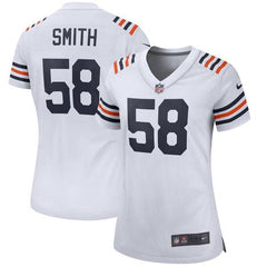 Roquan Smith Chicago Bears Women's 2019 Alternate Classic Game Jersey – White 2019